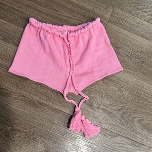 Andi Bagus Chic Pink Tassel Women's Shorts